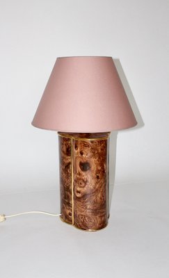 Vintage Ceramic Table Lamp with Shade, Italy, 1990s-NB-1320814