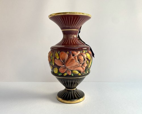 Vintage Ceramic Vase by H. Bequet, Belgium, 1950s-GYX-1805446