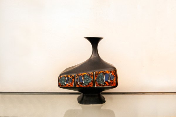 Vintage Ceramic Vase, Italy, 1950s-VCV-1415278