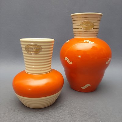 Vintage Ceramic Vases from Rometti Umbertide, 1950s, Set of 2-PWG-2021486