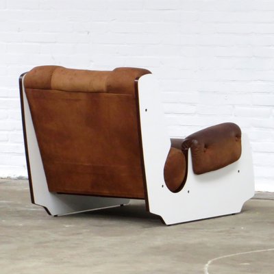 Vintage Chair in Brown Leather, 1960s-UBE-2036814