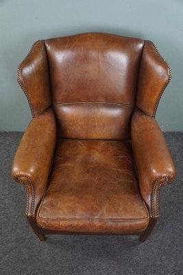 Vintage Chair in Sheep Leather-HPP-1764176