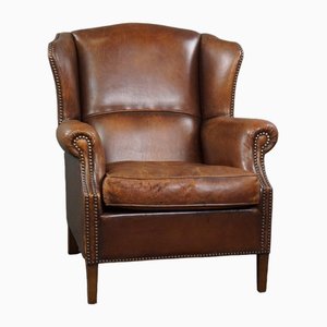 Vintage Chair in Sheep Leather-HPP-1764176