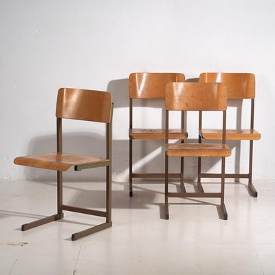 Vintage Chairs, 1950, Set of 4-ZNJ-2035300