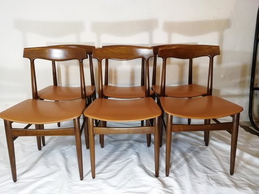 Vintage Chairs, 1950s, Set of 6-HNE-1067666