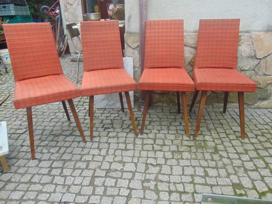 Vintage Chairs, 1960s, Set of 4-CAQ-1033456