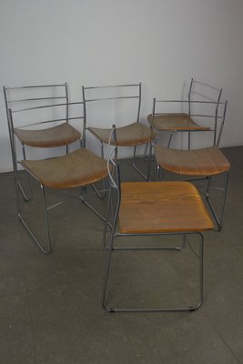 Vintage Chairs by Anonima Castelli, 1970s, Set of 6-LMR-2033205