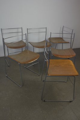 Vintage Chairs by Anonima Castelli, 1970s, Set of 6-LMR-2033205