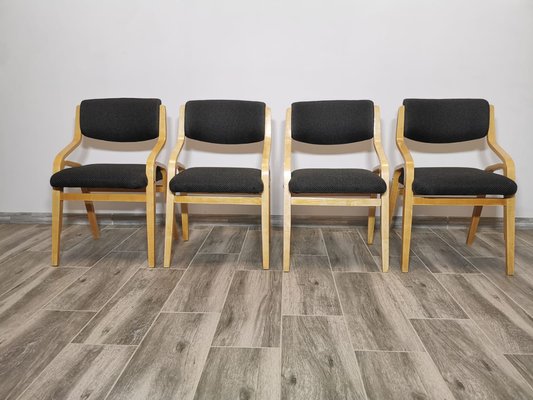 Vintage Chairs by Ludvik Volak, 1960s, Set of 4-QJA-1765591