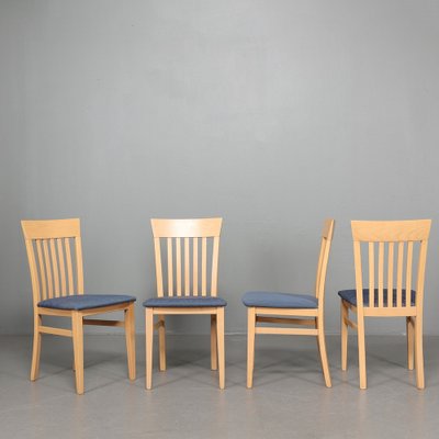 Vintage Chairs in Beech, Set of 4-HJY-1727137