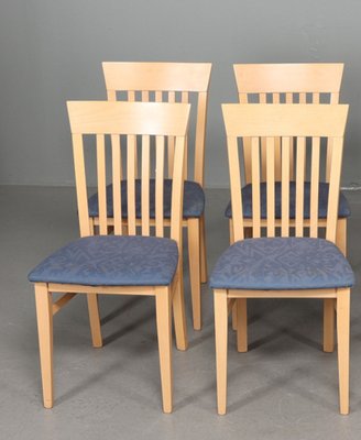 Vintage Chairs in Beech, Set of 4-HJY-1727137