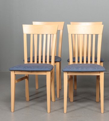 Vintage Chairs in Beech, Set of 4-HJY-1727137