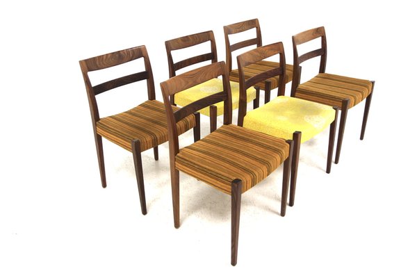 Vintage Chairs in Garmi Rosewood from Hugo Troeds, 1960s, Set of 6-GEK-1780584