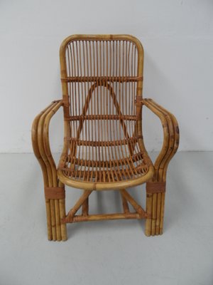 Vintage Chairs in Rattan, Set of 2-PNJ-1314993