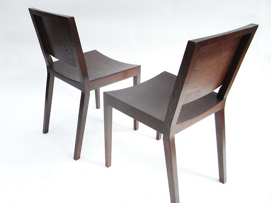 Vintage Chairs in Stained Ash by Gunter Lambert, Set of 2-EP-1777097