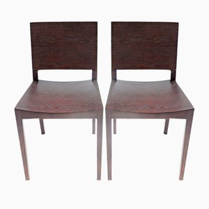 Vintage Chairs in Stained Ash by Gunter Lambert, Set of 2-EP-1777097