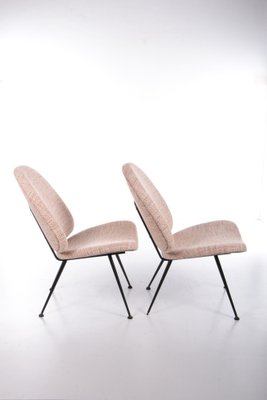 Vintage Chairs with Metal Legs, 1960s, Set of 2-EZZ-1293310