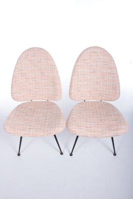 Vintage Chairs with Metal Legs, 1960s, Set of 2-EZZ-1293310