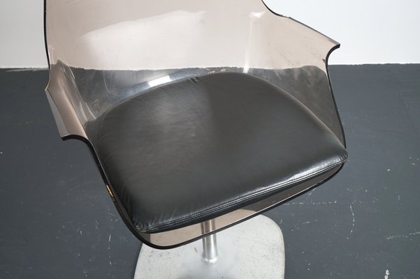 Vintage Champagne Chair in Acrylic Glass, 1970s-CIP-980439