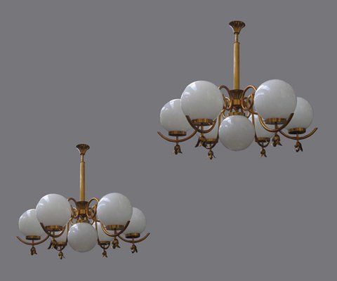 Vintage Chandelier, 1970s-WSV-605224