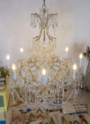 Vintage Chandelier, 1980s-QES-1759563