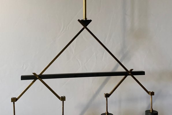 Vintage Chandelier attributed to Stilnovo, 1950s-XQC-1736287