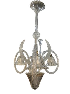 Vintage Chandelier by Barovier & Toso, 1940s-INI-1745414