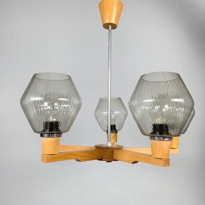 Vintage Chandelier from Drevo Humpolec, Czechoslovakia, 1970s-TZ-828900