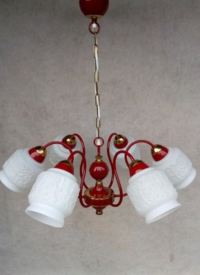 Vintage Chandelier from Drukov Brno, 1970s-VIC-883790