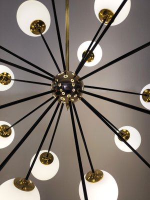 Vintage Chandelier in Brass, 1970s-WIM-1723717