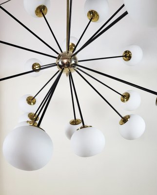 Vintage Chandelier in Brass, 1970s-WIM-1723717