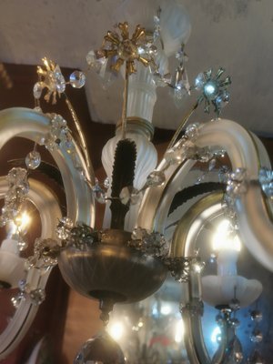 Vintage Chandelier in Glass, 1950s-GEL-1789849