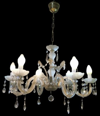 Vintage Chandelier in Glass, 1950s-GEL-1789849