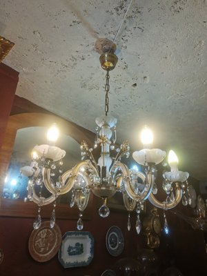 Vintage Chandelier in Glass, 1950s-GEL-1789849