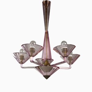 Vintage Chandelier in Murano Glass, Italy, 1940s-VMM-2022997