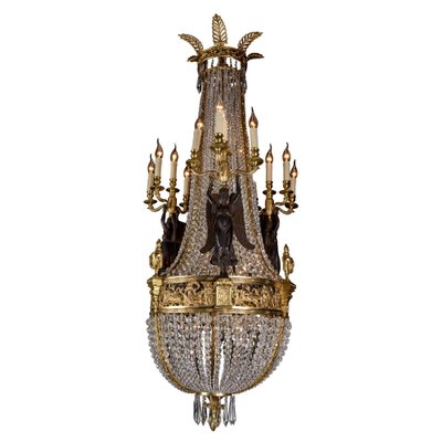 Vintage Chandelier in Style of Pierre Phillipe Thomire-FLW-1402006