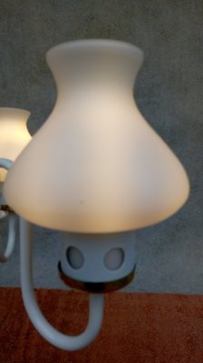 Vintage Chandelier & Table Lamp, 1970s, Set of 2-VIC-980548