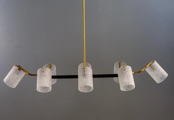 Vintage Chandelier with Acrylic Glass chade, 1960s-SPD-1309281