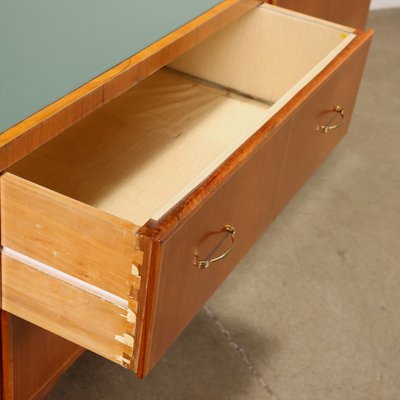 Vintage Chest of Drawers in Teak & Glass, 1960s-VMM-1713263