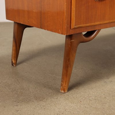 Vintage Chest of Drawers in Teak & Glass, 1960s-VMM-1713263