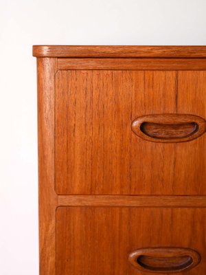 Vintage Chest of Drawers with Brass Tips, 1960s-QWP-2034921