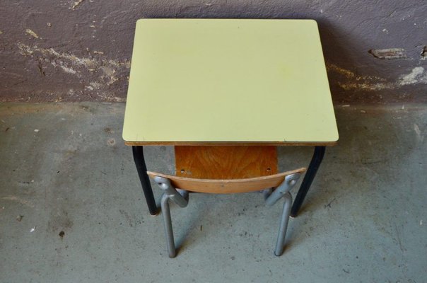 Vintage Children's Desk and Chair, Set of 2-AIU-967450