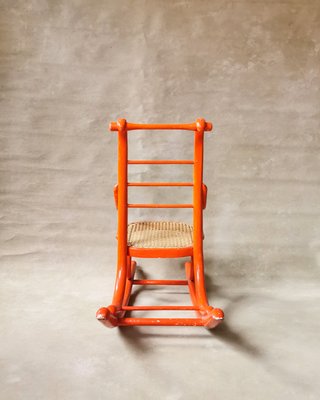 Vintage Children's Rocking Chair from Thonet, 1920s-FW-2022764