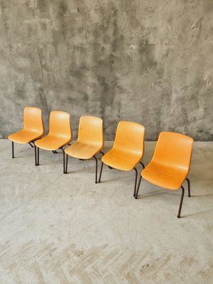 Vintage Childrens Chairs from Grosfillex, France, 1950s, Set of 5-IFQ-2017490