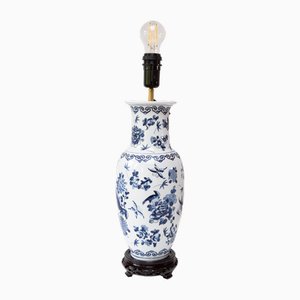 Vintage Chinese Hand Painted Table Lamp, 1940s-JWI-2019860