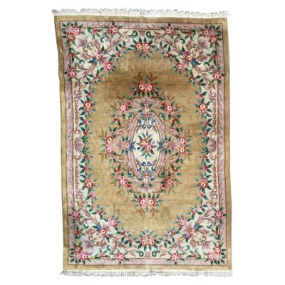 Vintage Chinese Savonnerie Design Rug-YMM-1062151