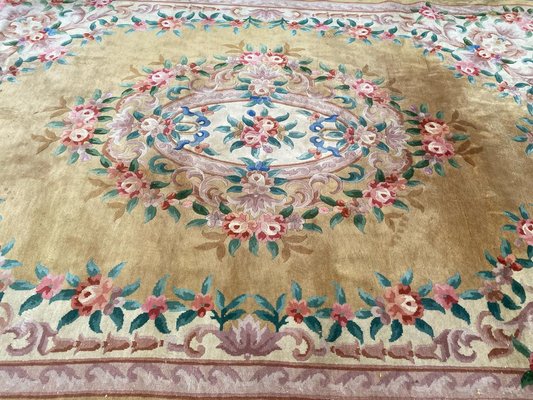 Vintage Chinese Savonnerie Design Rug-YMM-1062151