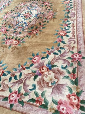 Vintage Chinese Savonnerie Design Rug-YMM-1062151