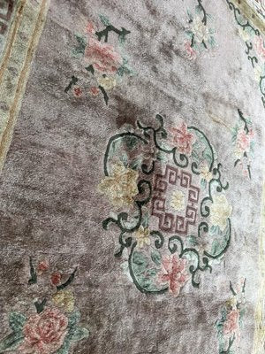 Vintage Chinese Silk Rug, 1970s-YMM-1819702