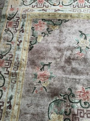 Vintage Chinese Silk Rug, 1970s-YMM-1819702